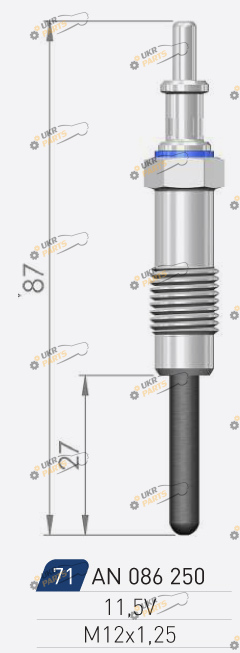 Свеча накаливания A-N PARTS 086 250